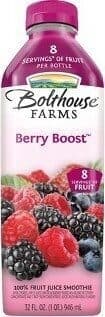 Fruit Juice Smoothie + Boosts, Berry Boost