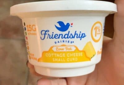 Cottage cheese with pineapple