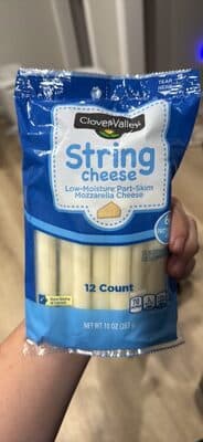 Mozzarella Cheese Low-Moisture Part-Skim String Cheese