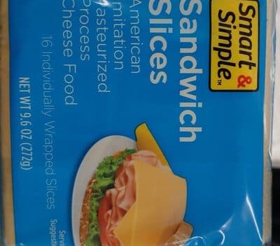 SMART & SIMPLE, SANDWICH CHEESE SLICES