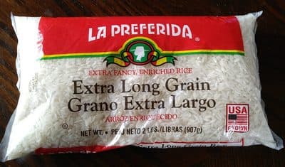 Extra Fancy, Enriched Extra Long Grain Rice