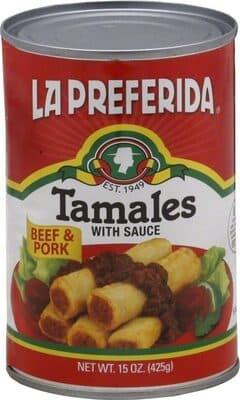Beef & Pork Tamales With Sauce