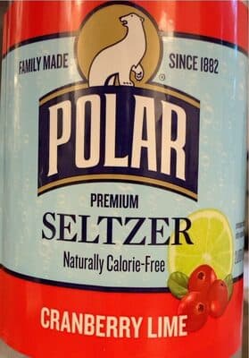Cranberry Lime Seltzer
