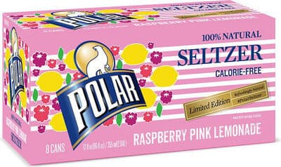 Polar Seltzer Raspberry Pink Lemonade