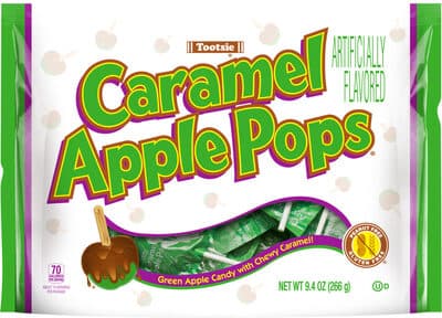 Green Apple Candy With Chewy Caramel