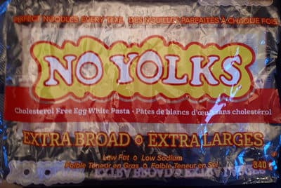 Enriched Egg White Pasta, Extra Broad