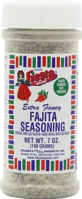 Seasoning fajita