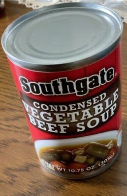 Condensed Vegetable Beef Soup