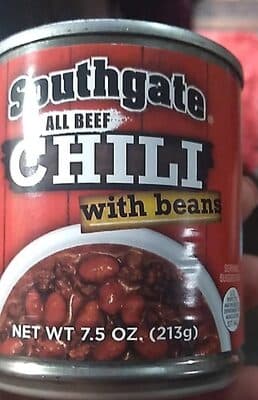 All beef chillies with beans