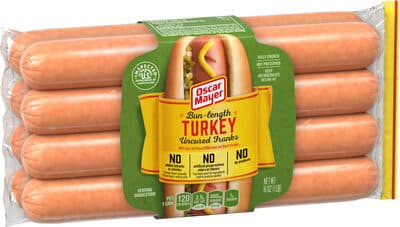 Bun-Length Turkey Uncured Franks