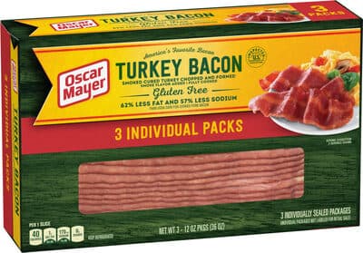 Fully Cooked Gluten Free Turkey Bacon