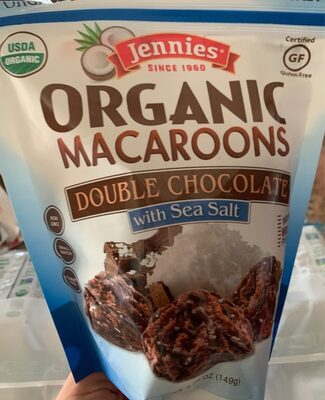 Double Chocolate With Sea Salt Organic Macaroons