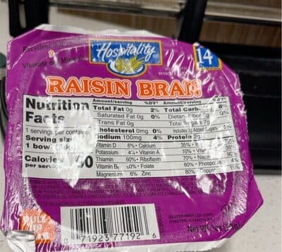 Raisin bran