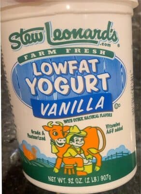 Lowfat Vanilla Yogurt