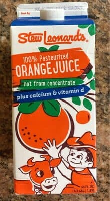 Pasteurized Orange Juice