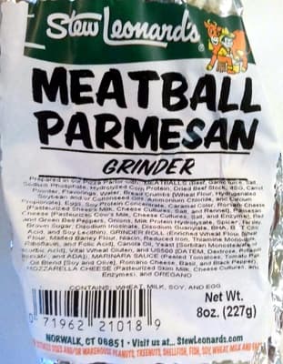 Meatball Parmesan Grinder