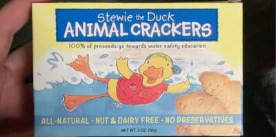 Stewie the Duck animal crackers