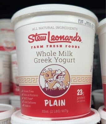 Whole Milk Greek Yogurt, Plain