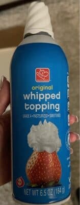 Whipped topping