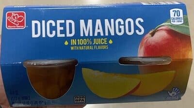 Diced Mangos In 100% Juice