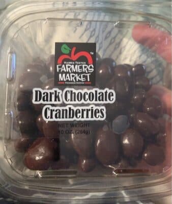 Dark Chocolate Cranberries