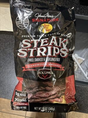 Steak Strips Dried, Smoked & Seasoned Beef