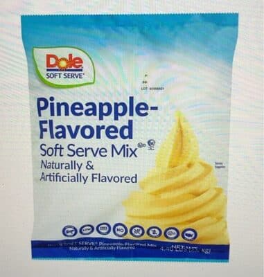 Soft serve mix