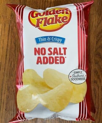 No Salt Added Thin & Crispy Potato Chips