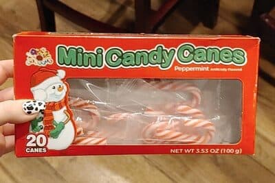 Peppermint Flavored Mini Candy Canes