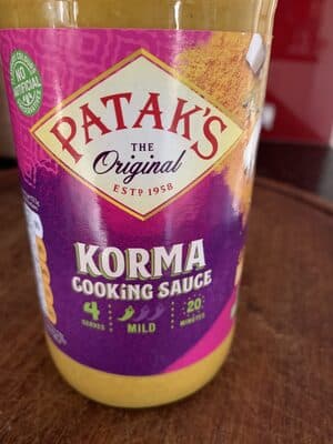 Korma Cooking Sauce