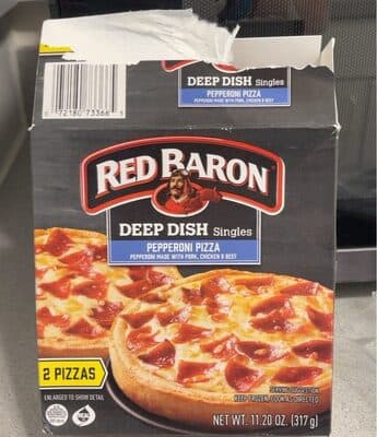Pepperoni Deep Dish Singles Pizza