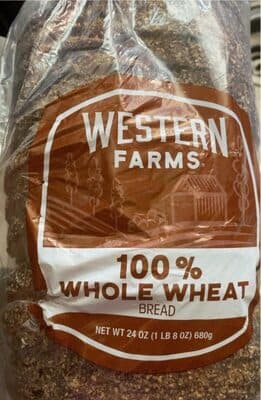 100% whole wheat bread