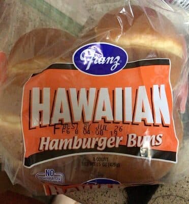 Hawaiian Hamburger Buns