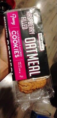 Raspberry Filled Oatmeal Cookies