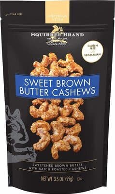 Sweet Brown Butter Cashews
