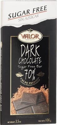 Chocolate negro sin azucar