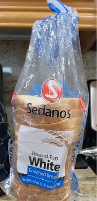 Round top white bread