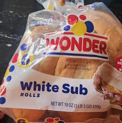 Cobblestone Bread Co, White Sub Rolls