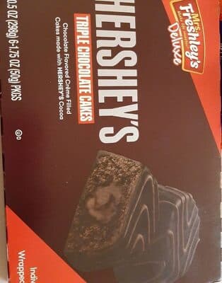 Triple chocolate cakes