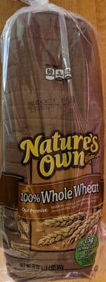 100% WHOLE WHEAT BREAD