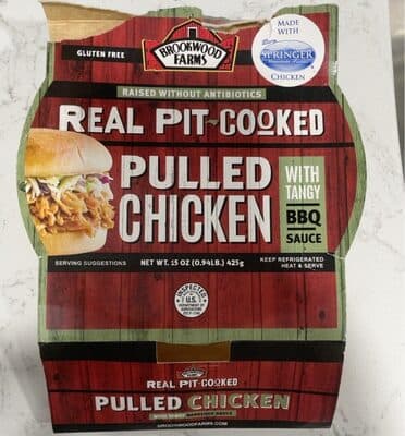 Real pit-cooked Pulled Chicken