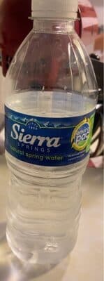 Natural spring water
