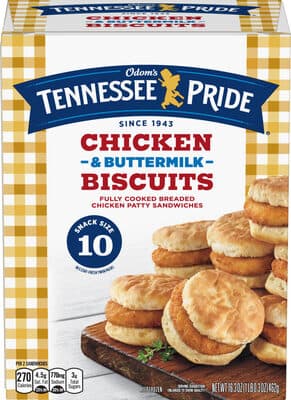 Chicken & Buttermilk Biscuits Fully Cooked Breaded Patty Sandwiches