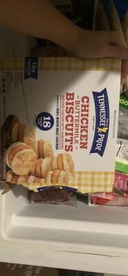 Chicken & Buttermilk Biscuits Fully Cooked Breaded Patty Sandwiches