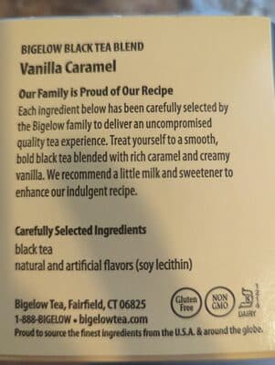 Bigelow Vanilla Caramel Black Tea Bags