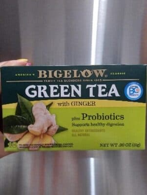 Ginger with Green Tea Bags