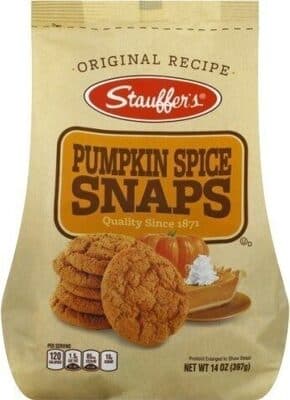 STAUFFER'S, PUMPKIN SPICE SNAPS