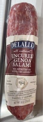 Uncured Genoa Salami