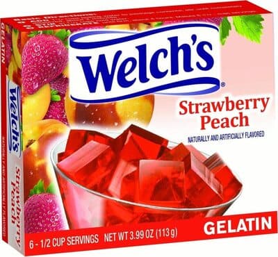 Gelatin Strawberry Peach