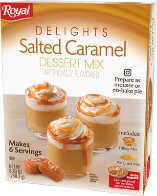 Salted Caramel Flavored Dessert Mix